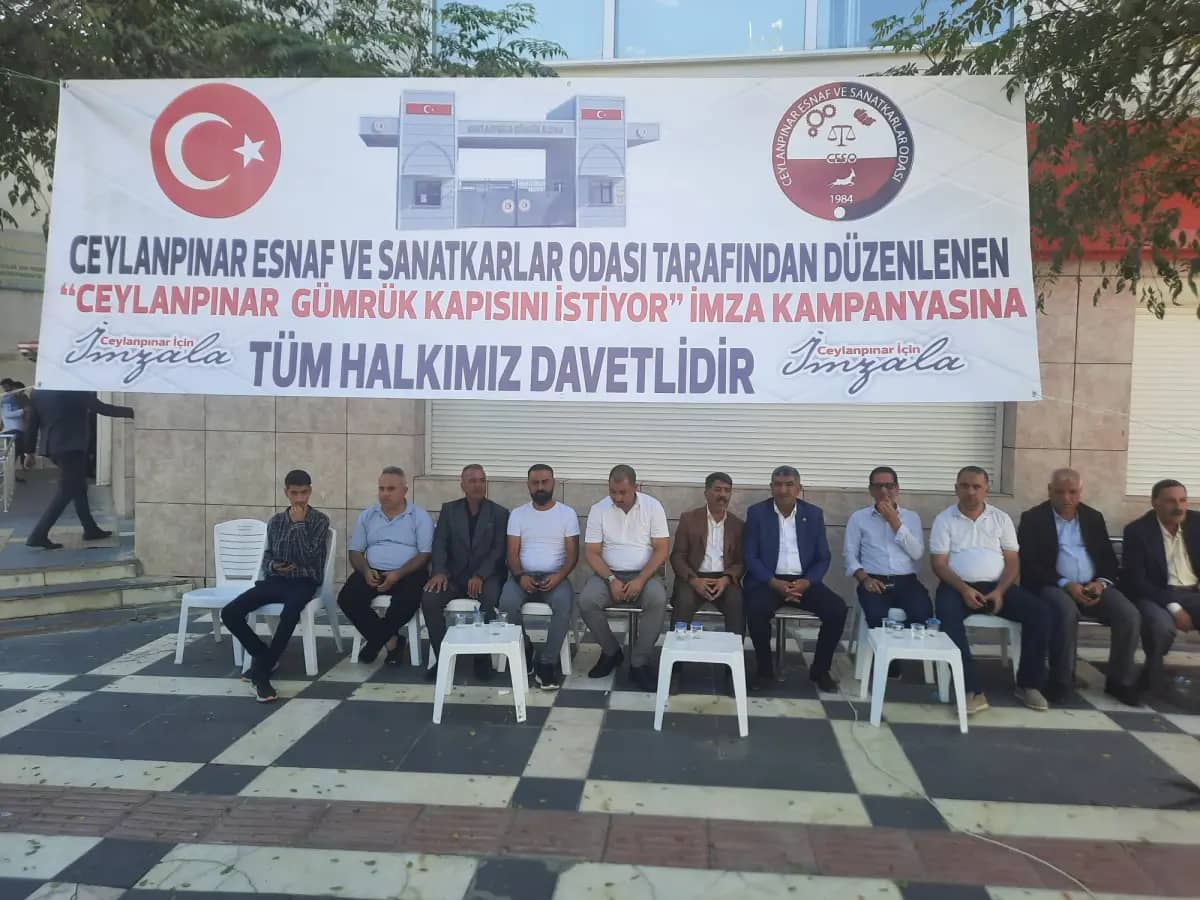 Ceylanpınar’da “Gümrük Kapısını İstiyoruz” kampanyası